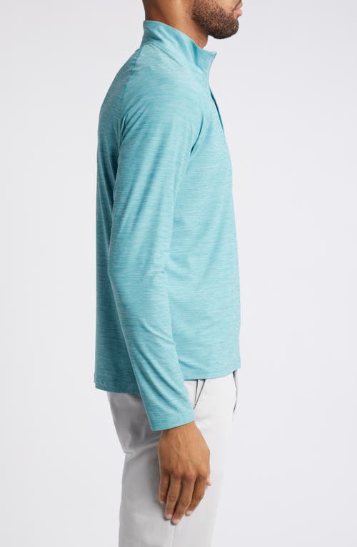 Shop Johnnie-o Baird Stretch Pullover In Green Grass