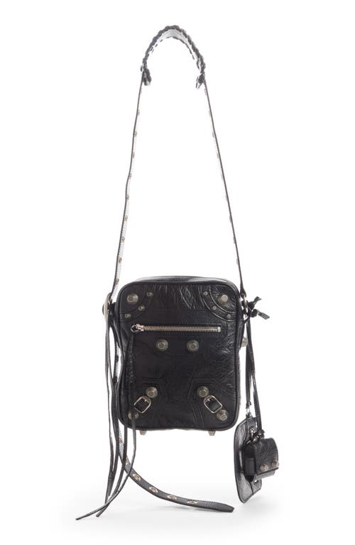 Balenciaga Le Cagole Leather Crossbody Bag in Black at Nordstrom