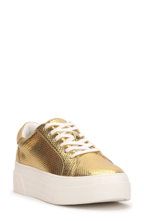 Caitrona 2 Platform Sneaker in Gold
