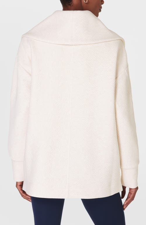 Shop Sweaty Betty Radiant Half Zip Sweatshirt In Oatmeal