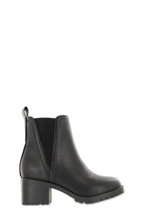 Mia Kids' Pratt Block Heel Chelsea Boot In Black