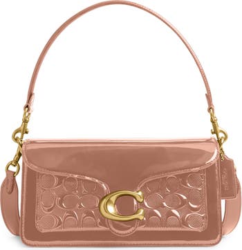 COACH Tabby 26 Signature Patent Leather Shoulder Bag