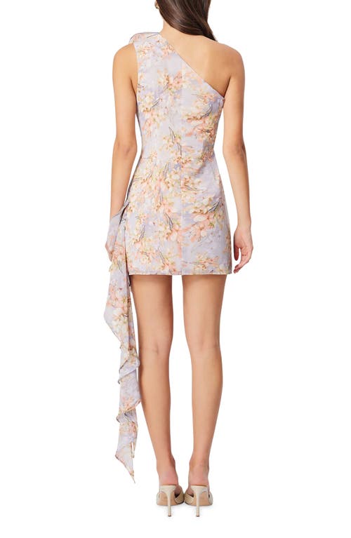 ELLIATT ELLIATT SAHARA FLORAL ONE-SHOULDER MINIDRESS