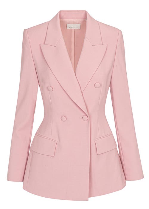 REBECCA TAYLOR REBECCA TAYLOR CALVARY TWILL DOUBLE BREASTED BLAZER
