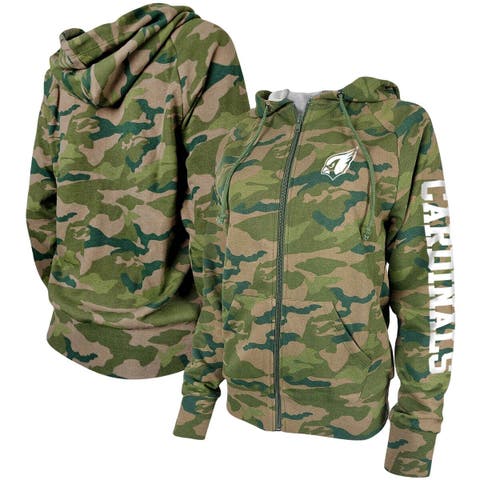 Women's New Era Green Los Angeles Dodgers 2022 MLB Armed Forces Day Camo Full-Zip Hoodie Size: Extra Small