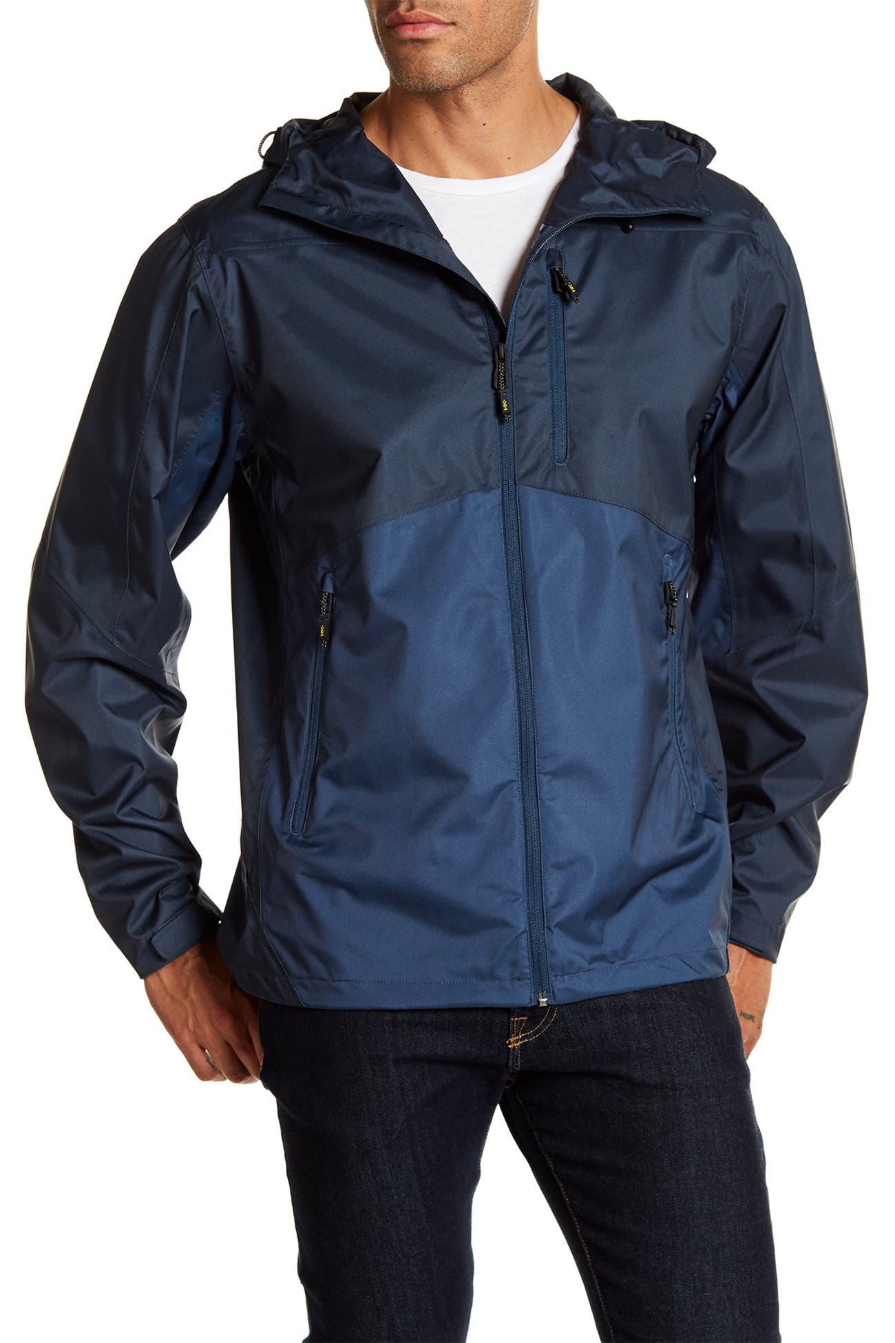 Hawke & Co. | Seam Sealed Hooded Water Resistant Rain Jacket ...