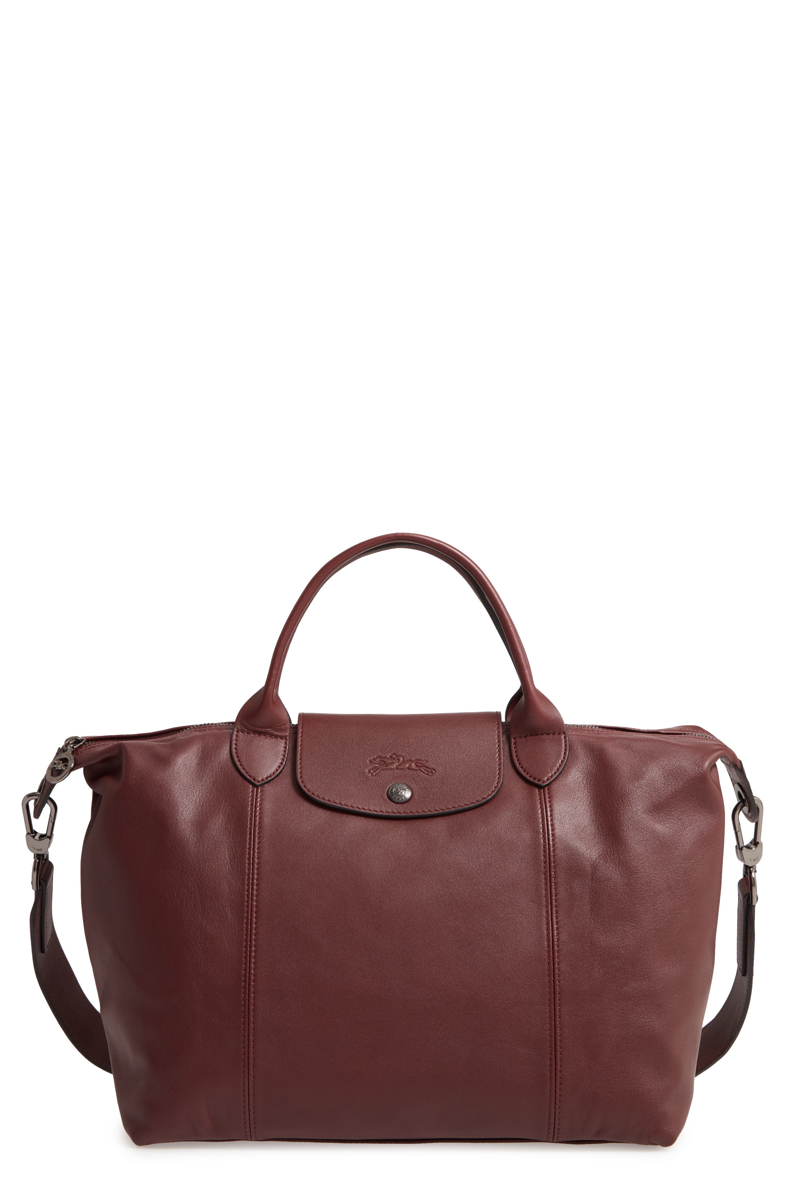 longchamp le pliage burgundy