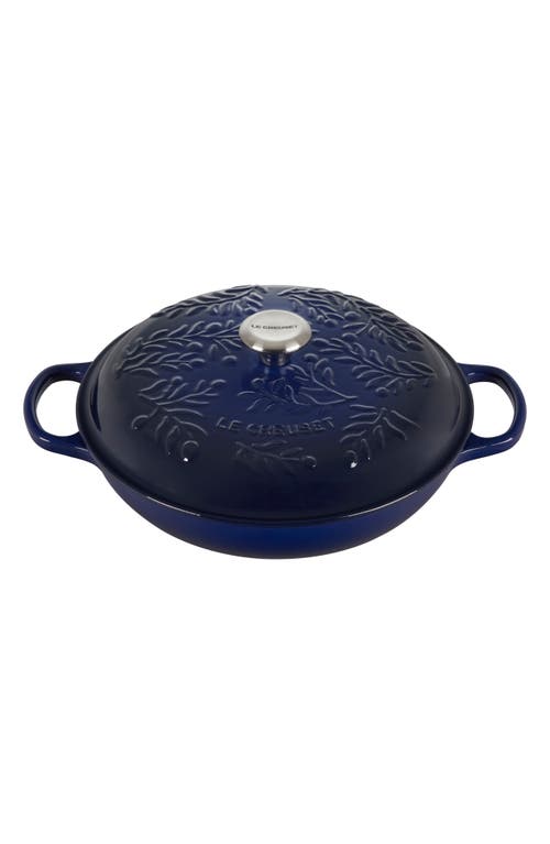 Le Creuset Olive Branch Collection Signature Soup Pot in Indigo at Nordstrom
