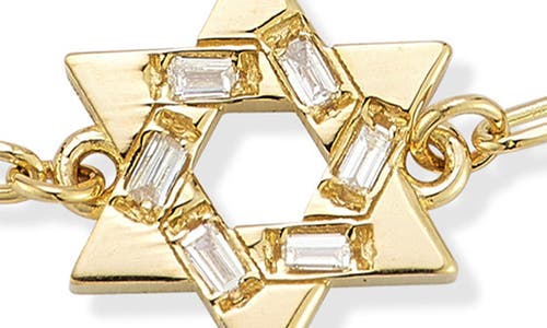 Ember Fine Jewelry Star Of David Diamond Bracelet In Gold