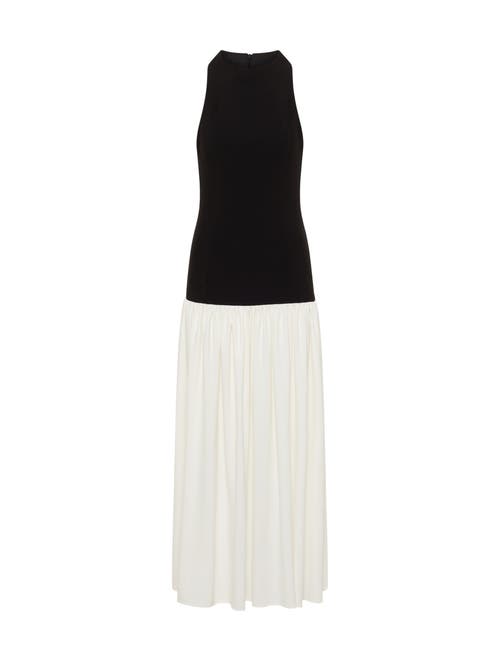 Shop Nanas Nana's Nathalie Maxi Dress In Black & White