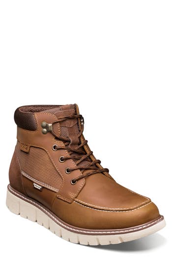 Shop Nunn Bush Karnak Water Resistant Moc Toe Boot In Tan Ch