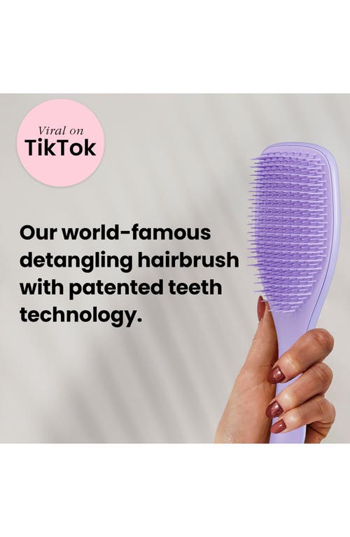 Shop Tangle Teezer Hair Brush For Naturally Curly Hair In Purple Passion