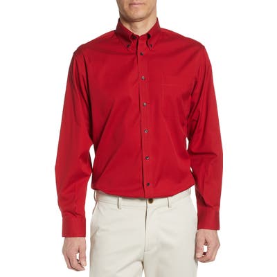 Nordstrom Shop Smartcare(TM) Classic Fit Dress Shirt, Red