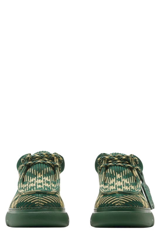 Burberry Knit Creeper Derby In Green
