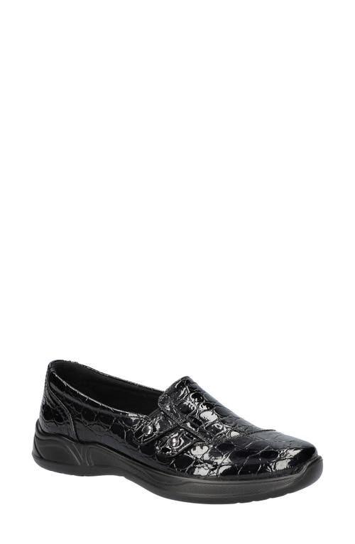 Shop Easy Street Tune Shoe In Black Patent Croco