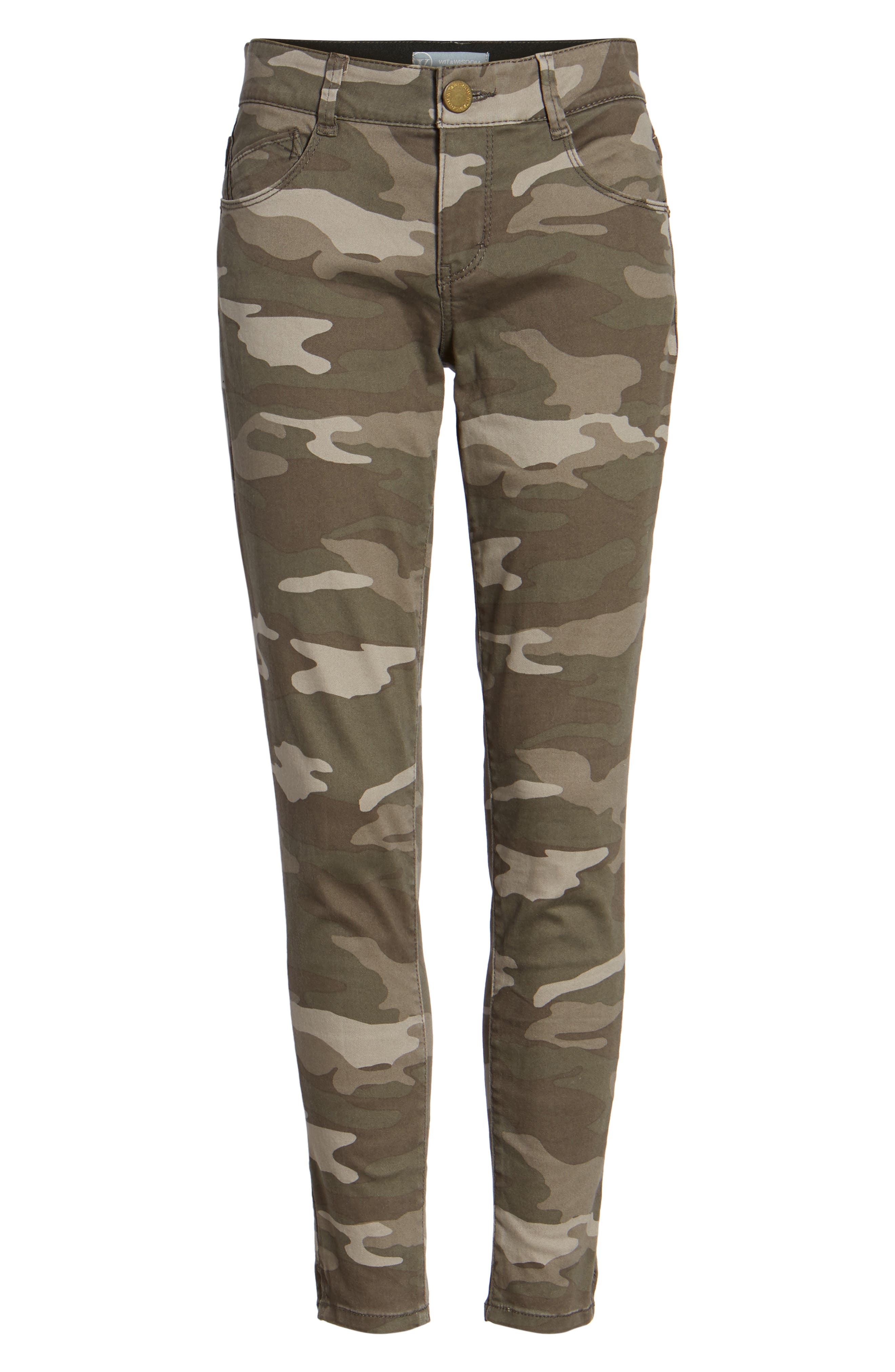 wit and wisdom camo jeans