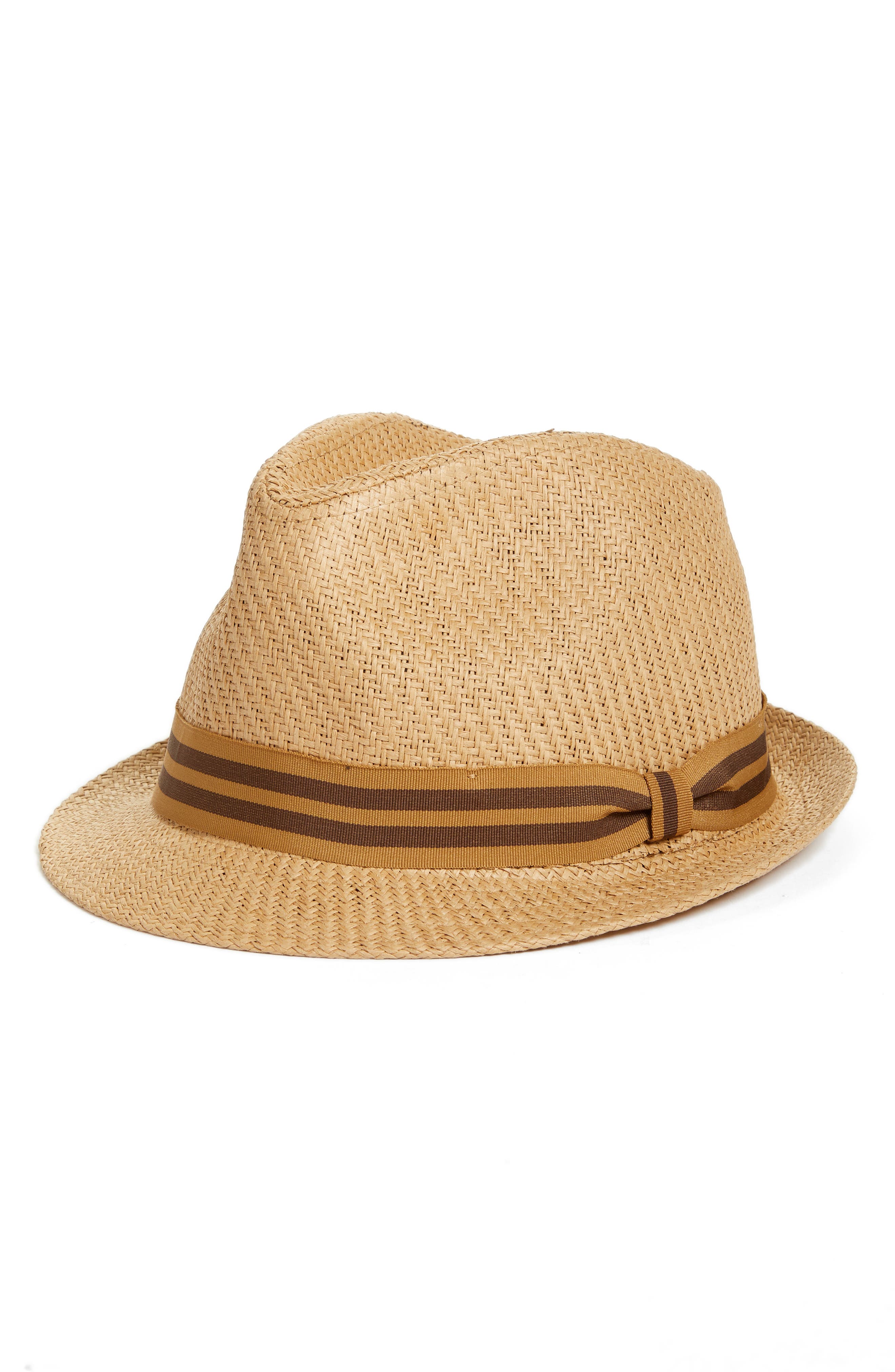 1960s – 70s Style Men’s Hats GOORIN BROS. Killian Jones Straw Trilby Size Largex-Large Us in Whiskey at Nordstrom Rack $14.97 AT vintagedancer.com