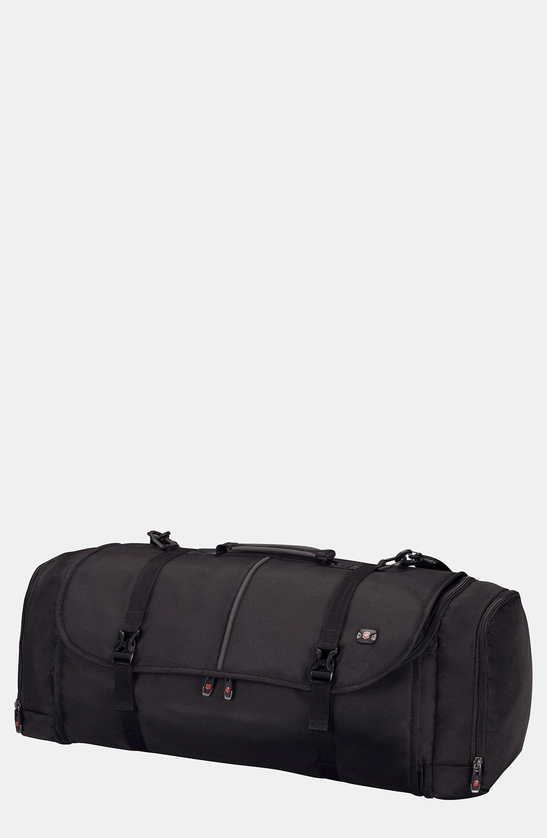 hybrid garment duffel bag