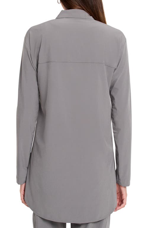 Nz Active By Nic+zoe Tech Stretch Top In Dark Olive