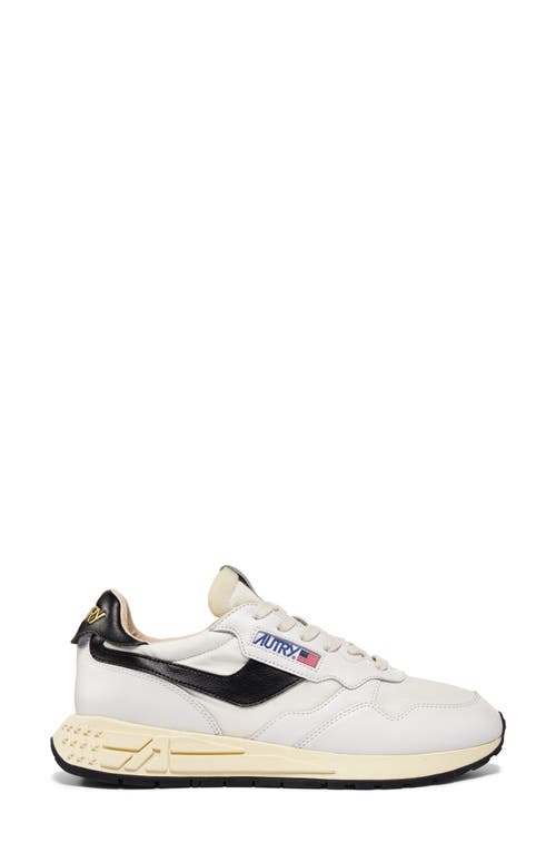 Shop Autry Reelwind Sneaker In White/black