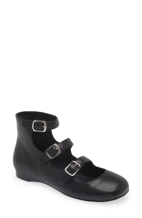 Jeffrey Campbell Talented Mary Jane Flat Black at Nordstrom,