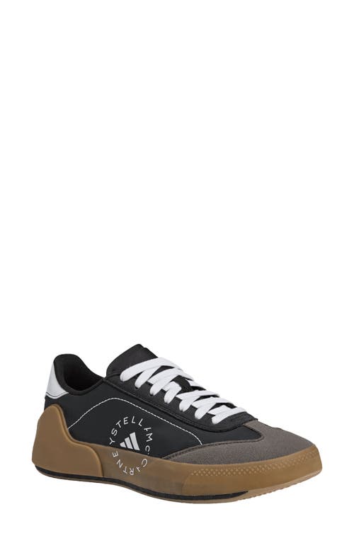 Adidas By Stella Mccartney Court Boost Tennis Sneaker In White/gum/core Black