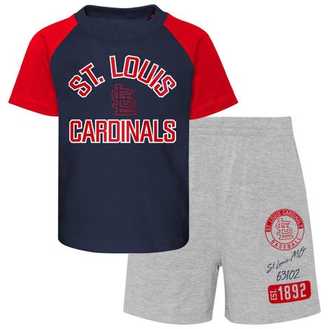 Outerstuff Big Boys and Girls Red St. Louis Cardinals Stealing Home T-Shirt