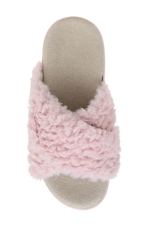 Shop Vionic Relax Ii Plush Slide Sandal In Light Pink