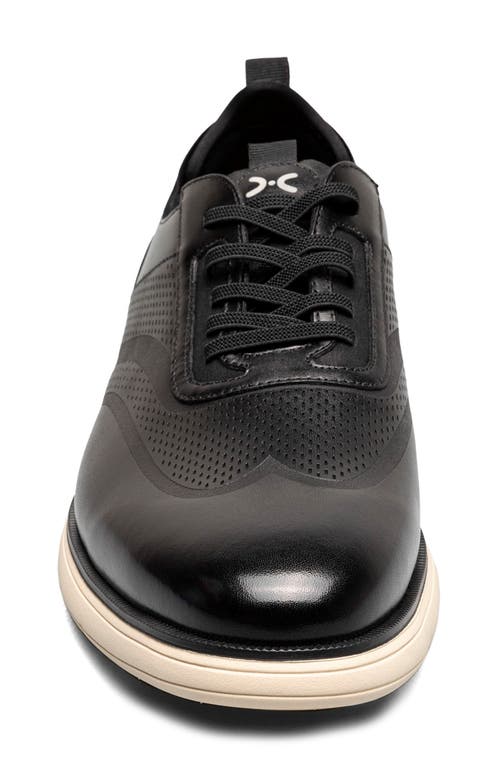 Shop Stacy Adams Edgewood Wingtip Sneaker In Black