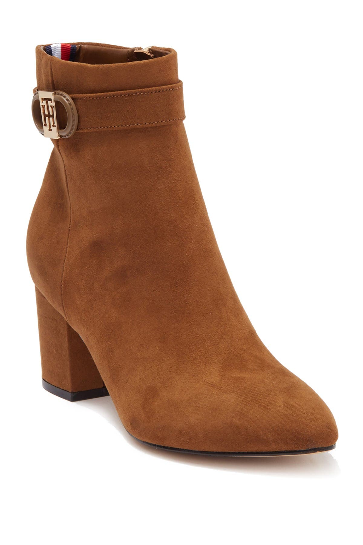 tommy hilfiger suede booties