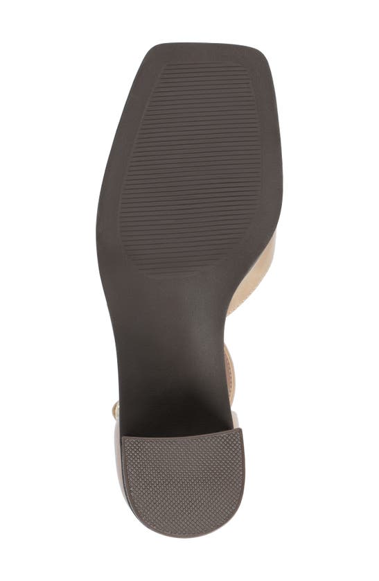 Journee Collection Evangeline Block Heel Pump In Tan