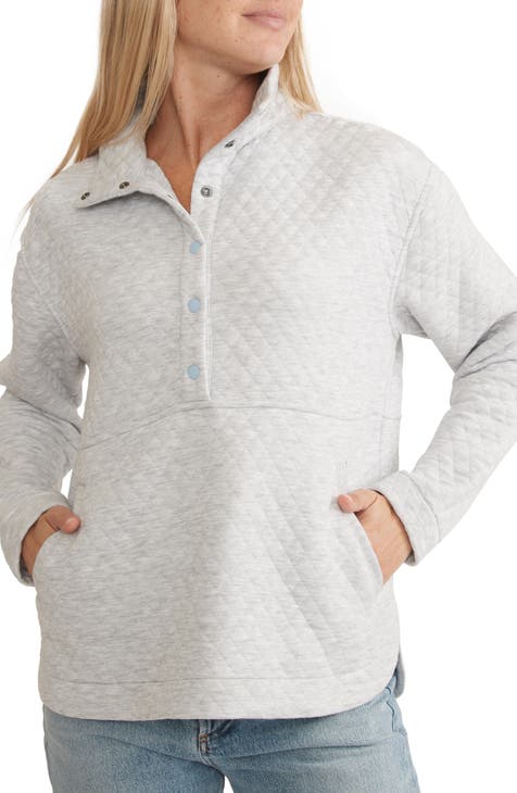 Women's Quilted Full-Zip Sweatshirt