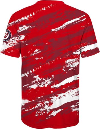 Outerstuff Youth Red Washington Nationals Stealing Home T-Shirt