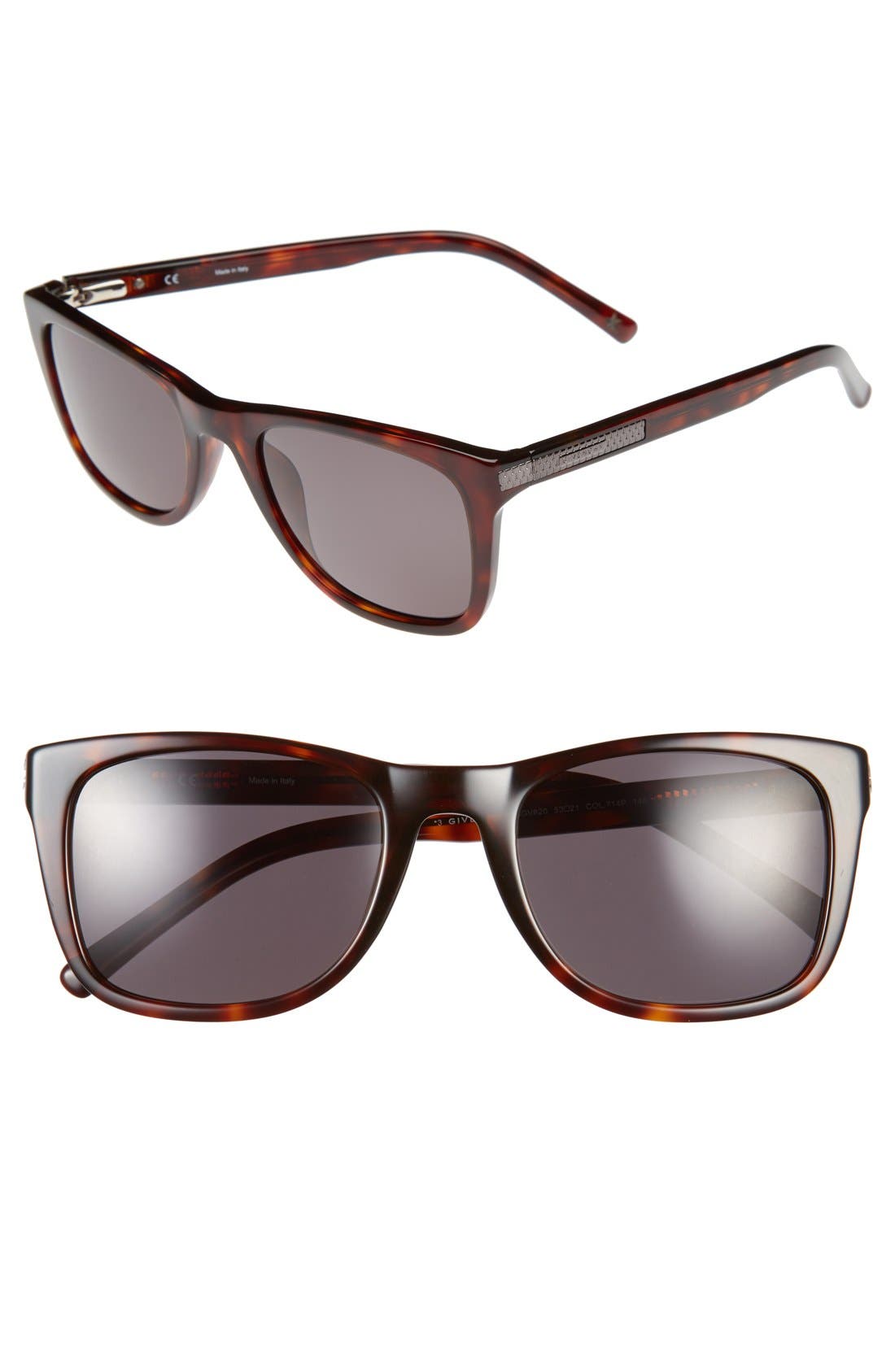 Givenchy 53mm Polarized Retro Sunglasses Nordstrom