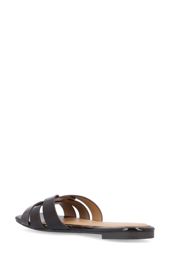 Journee Collection Journee Womens Arrina Wide Width Flat Sandals In Brown