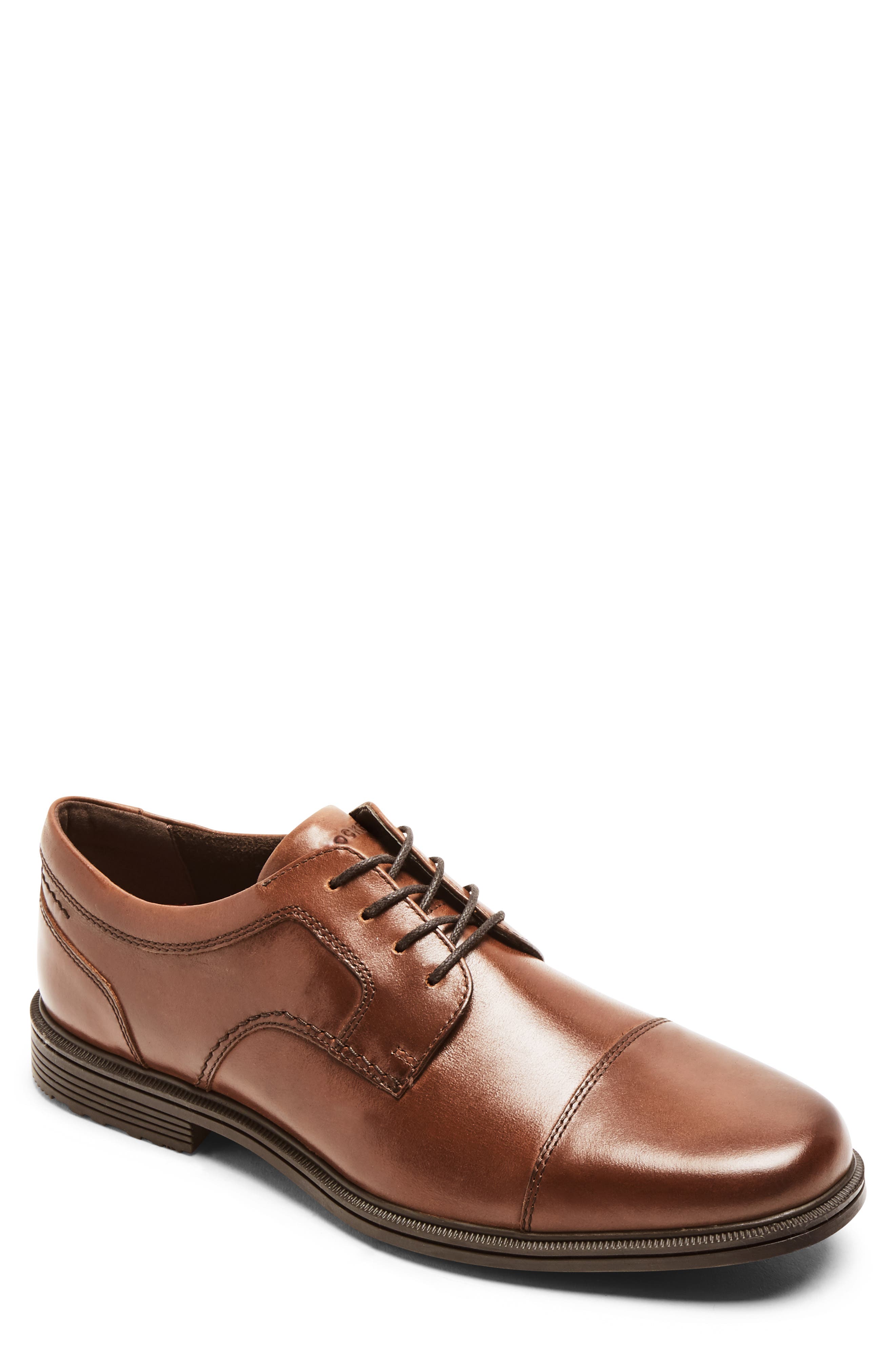 Rockport Men's Black or Brown Impedor Oxford Shoes NIB