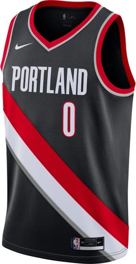 Youth Portland Trail Blazers Damian Lillard Nike Gray 2020/21 Swingman  Player Jersey - Earned Edition
