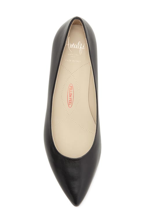 Shop Amalfi By Rangoni Ardesia Pointed Toe Pump In Black Parmasoft