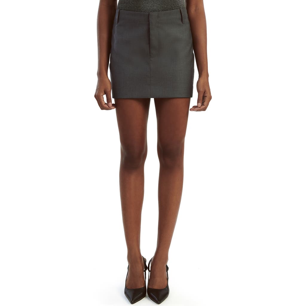 Bardot Maika Miniskirt In Dark Grey