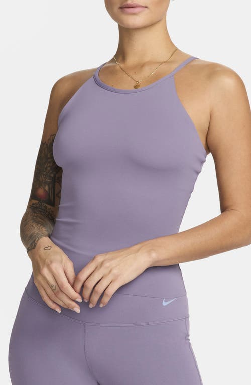 Shop Nike Infinasoft Essentials Dri-fit Tank In Daybreak/white