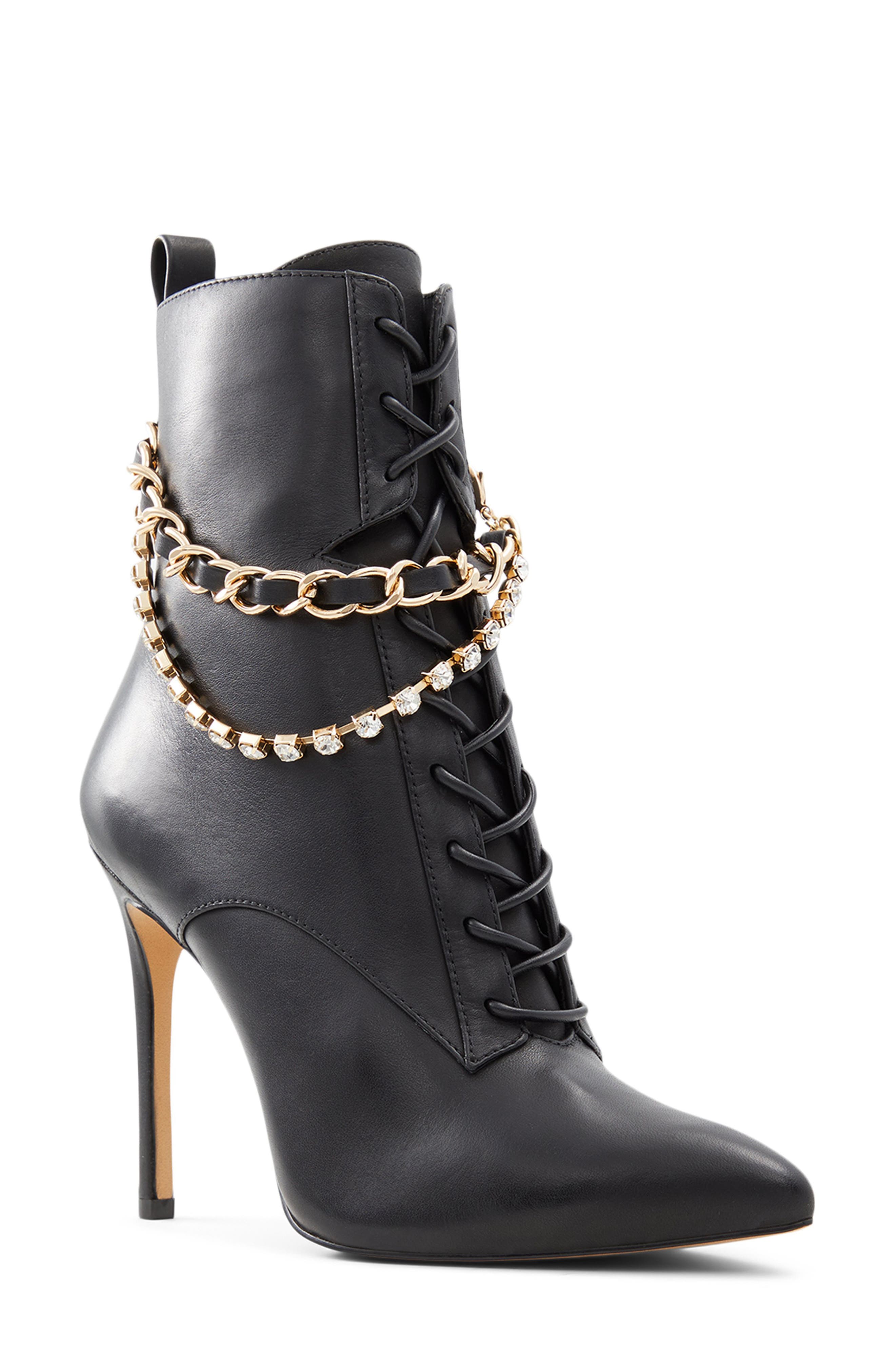 mini boots with heels