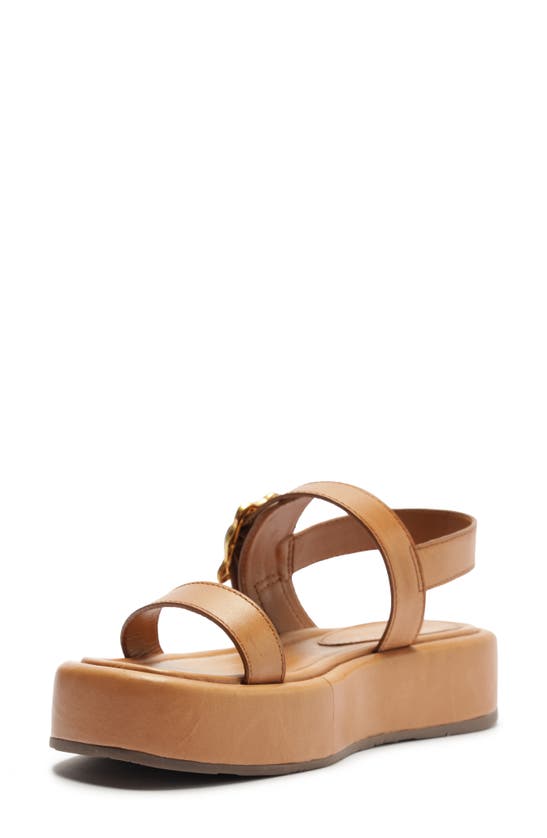 Shop Schutz Wavy Ankle Strap Platform Sandal In Miele