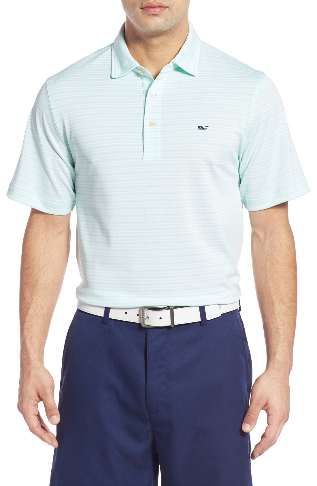 Vineyard Vines 'Brassie Stripe' Stretch Performance Golf Polo Nordstrom
