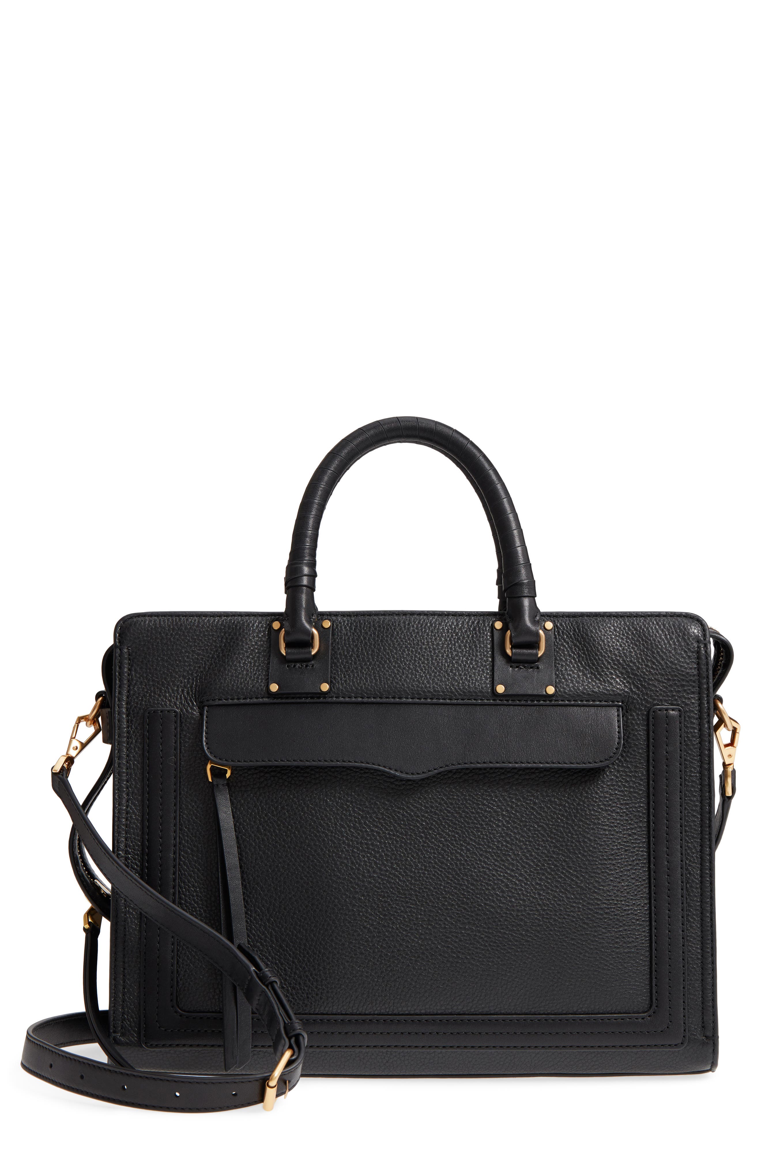 rebecca minkoff leather satchel