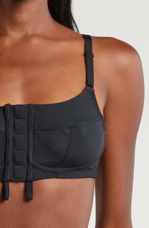 Liberare Everyday Easy-on Wireless Front Close Adaptive Bra In Black