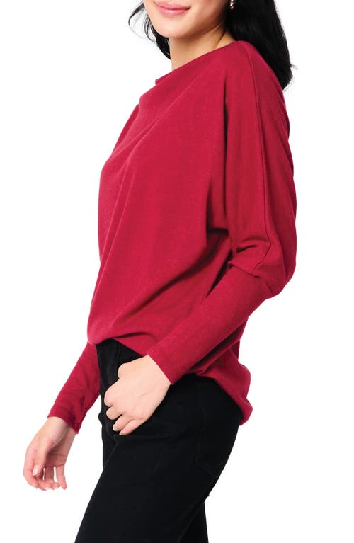GIBSONLOOK GIBSONLOOK SLOUCHY LUXE BOATNECK TOP 