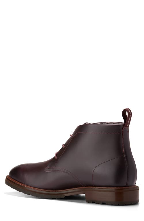 Shop Cole Haan Berkshire Lug Chukka Boot In Bloodstone