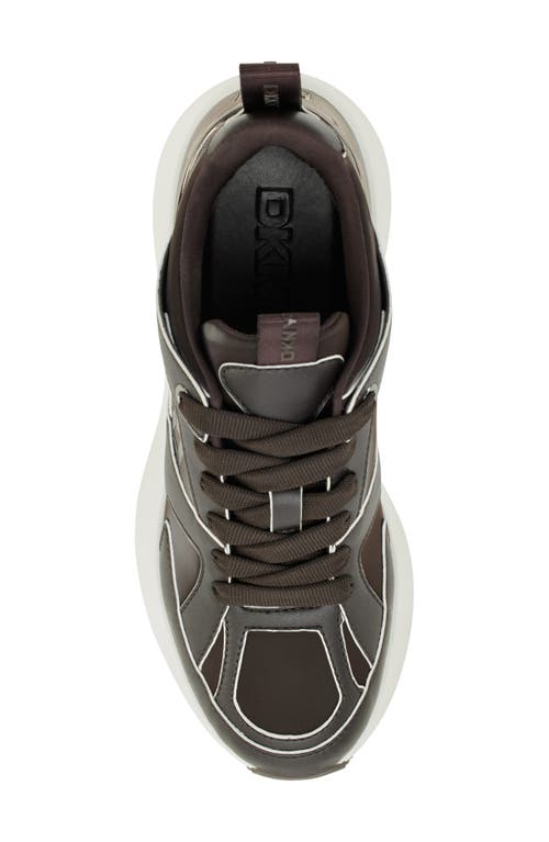 Dkny Women's Zofi Lace-up Sneakers In Brown