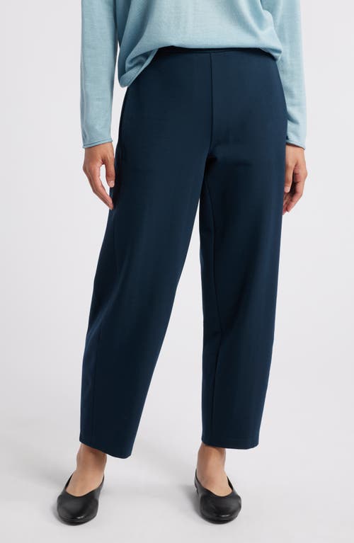 Shop Eileen Fisher Lantern Ankle Pants In Deep Adriatic