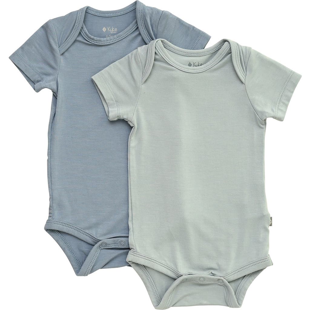 Kyte Baby Assorted 2-pack Bodysuits In Blue